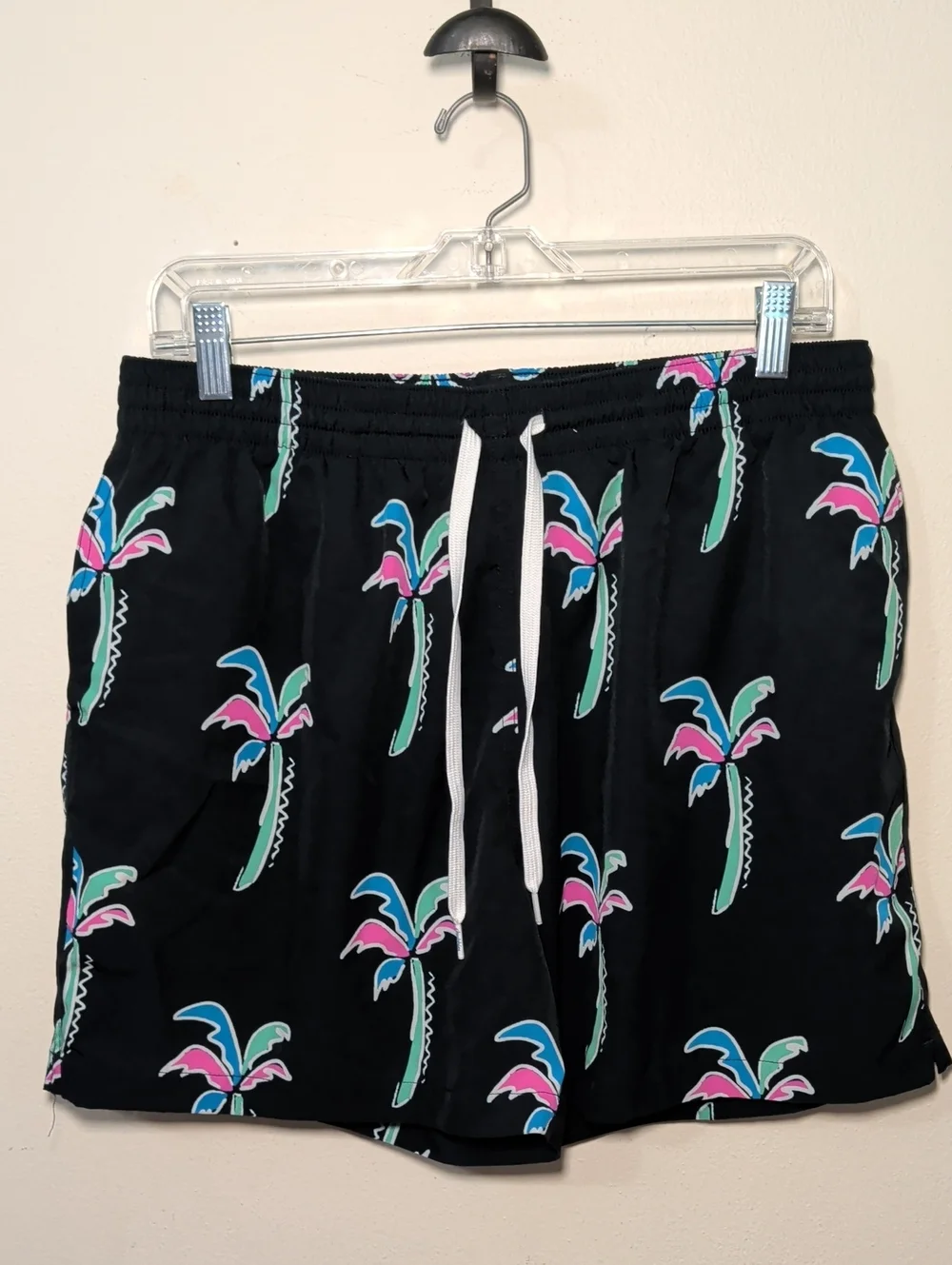 Chubbies Havana Nights Stretch Swim Trunks Black 5.5